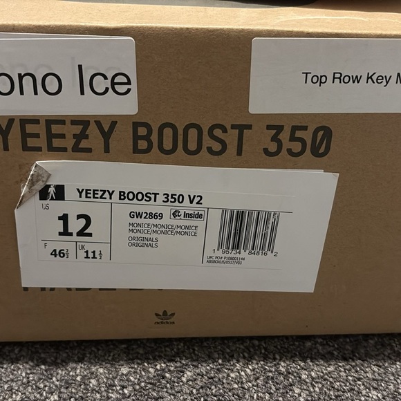 adidas gazelle silver green womens adidas Yeezy Boost 350 V2 Mono Ice main image 0